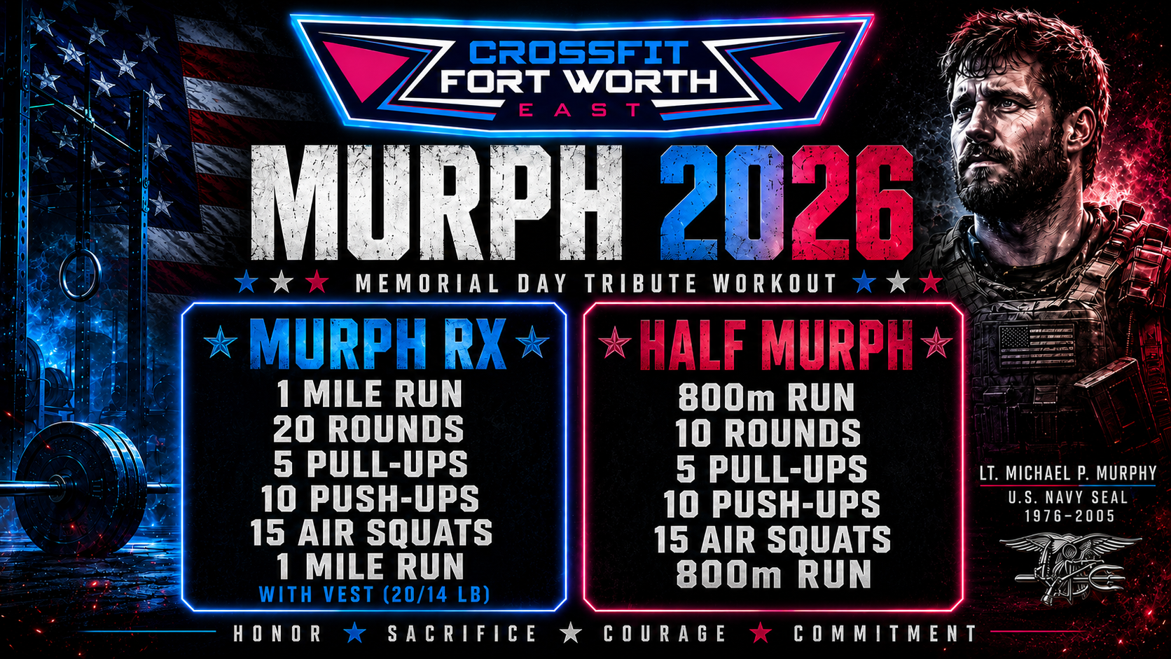 CrossFit Fort Worth East Murph 2026